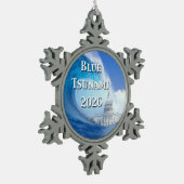 Blue Tsunami Election 2026 Tin Sneeuwvlok Ornament (Links)