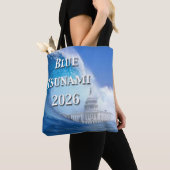 Blue Tsunami Election 2026 Tote Bag (Dichtbij)