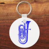 Blue Tuba Sleutelhanger (Voorkant)