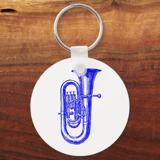 Blue Tuba Sleutelhanger (Voorkant)