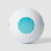 Blue Tube Wave Cool Teal Water Golfballen (Voorkant)