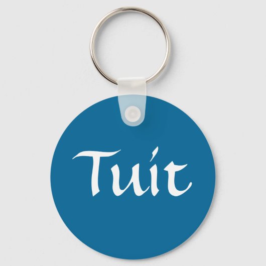 Blue Tuit Sleutelhanger (Voorkant)