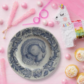 Blue Turkey Paper Bord (Feest)