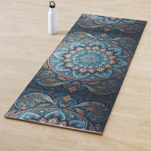 Blue Turkish Mandala Yogamat (In situ)