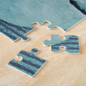 Blue Turq Sand Dollar Legpuzzel (Zijkant)