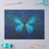 Blue Turquoise Butterfly-decoupage Tissuepapier (Craft)