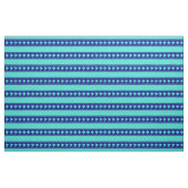 Blue Turquoise Coastal Angelfish Stripes Stof (Yard (91,4 cm))