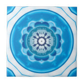 Blue Turquoise Geometric Bathroom Tegel Tegeltje (Voorkant)