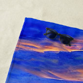 Blue Turquoise Ocean Sunset Strandlaken (In situ)