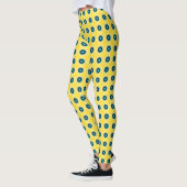 Blue Turquoise Yellow Leggings (Links)