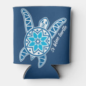 Blue Turtle Cruising Koelbox Blikjeskoeler (Voorkant)