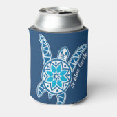 Blue Turtle Cruising Koelbox Blikjeskoeler (Blikje Achterkant)