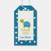 Blue Turtle Gift Label Cadeaulabel (Voorkant)