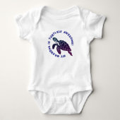 Blue Turtle GRANDPA Romper (Voorkant)
