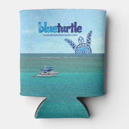 Blue Turtle Trawler Koelbox Blikjeskoeler (Voorkant)