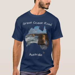 Blue Twelve Apostelen Great Ocean Road Australië T-shirt
