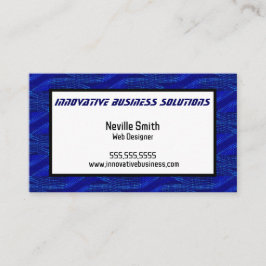 Blue Twist Web Designer Tech Computers Visitekaartje