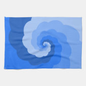 Blue Twister Ombre Towel Theedoek (Horizontaal)