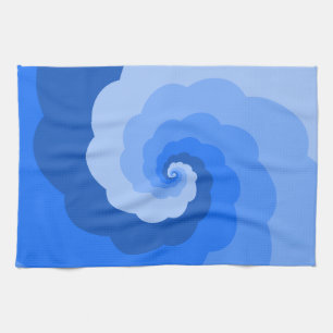 Blue Twister Ombre Towel Theedoek
