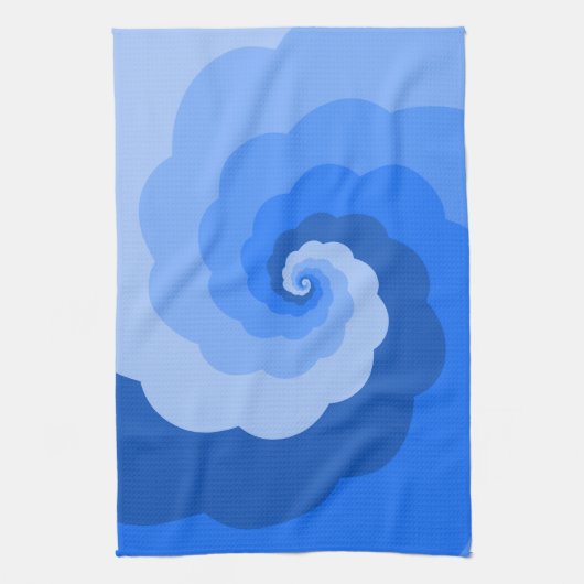 Blue Twister Ombre Towel Theedoek (Verticaal)