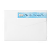 Blue Two Less Fish in the Sea Address Label (Achterkant)