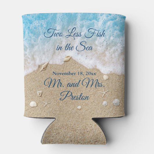 Blue Two Minder Vis in het Zee Blikjeskoeler (Achterkant)