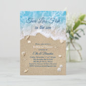 Blue Two Minder Vis in het Zee repetitie diner Kaart (Staand voorkant)