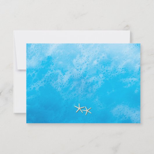 Blue Two Minder Vis in het Zee RSVP (Achterkant)