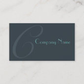 Blue Two Toned Visitekaartje (Voorkant)