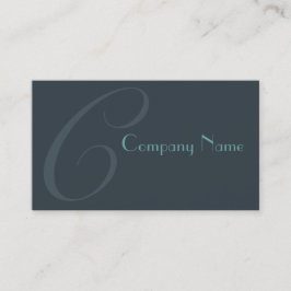 Blue Two Toned Visitekaartje