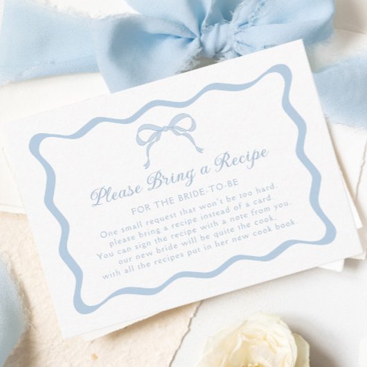 Blue Tying the Knot Vrijgezellenfeest Recept Aanvr Informatiekaartje
