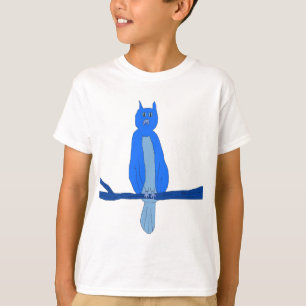 Blue Uil kleding T-shirt