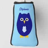 Blue Uil Ontwerp Golfheadcover (Draai 90)