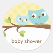 Blue Uilen Stickers (Voorkant)