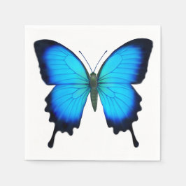 Blue Ulysses Butterfly Napkins Servetten