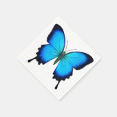 Blue Ulysses Butterfly Napkins Servetten (Hoek)