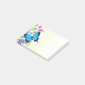 Blue Ulysses Butterfly Post-it Notes (Schuin)