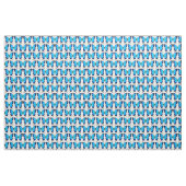 Blue Ulysses Swallowtail Butterfly Fabric Stof (Yard (91,4 cm))