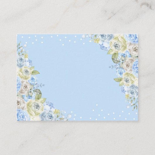 Blue Umbrella Teddy Bear Books for Baby Informatiekaartje (Achterkant)