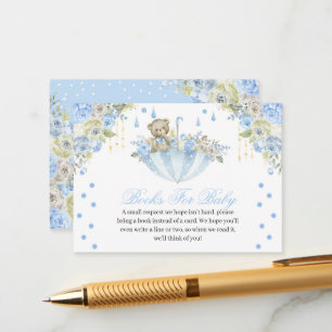 Blue Umbrella Teddy Bear Books for Baby Informatiekaartje