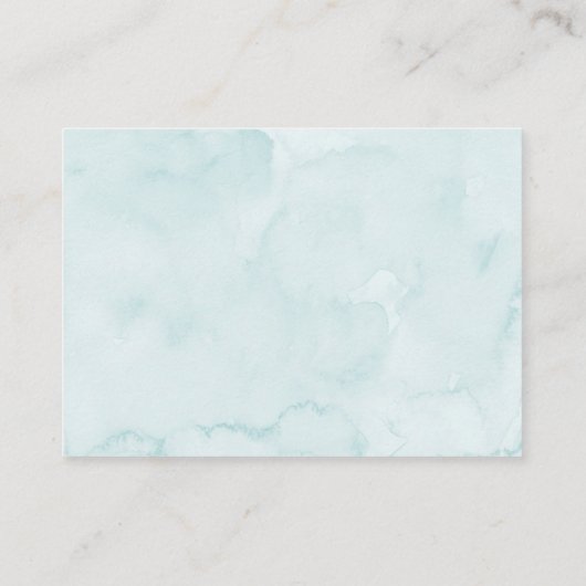 Blue Under the Zee Verjaardagsraad Hoeveel spel Informatiekaartje (Achterkant)