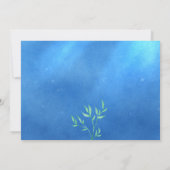 Blue Underwater Zee Ocean Boy Duiken Verjaardag Kaart (Achterkant)