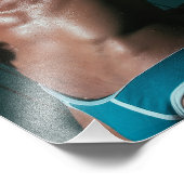 Blue Underwear Boy Hot Guy Poster (Hoek)