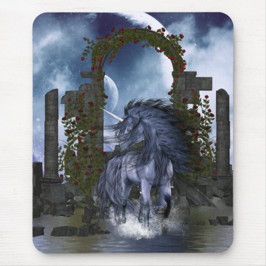 Blue Unicorn 2 Muismat (Voorkant)