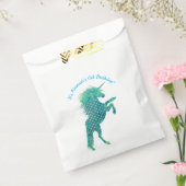 Blue Unicorn, Birthday Bedankzakje (Gezegeld)