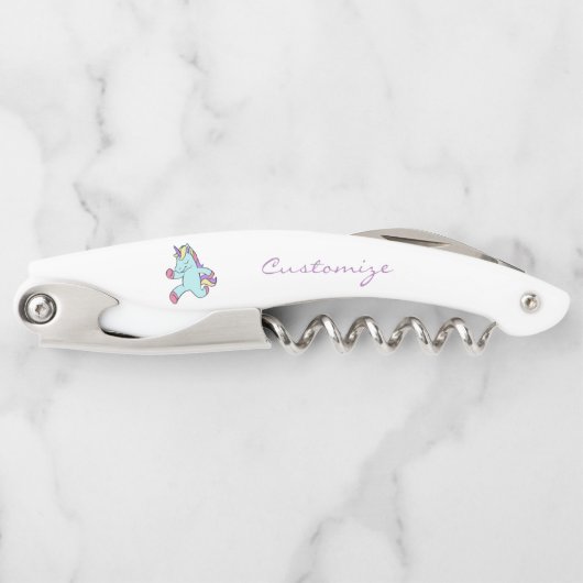 Blue Unicorn die Thunder_Cove runt Kurkentrekker (Voorkant)