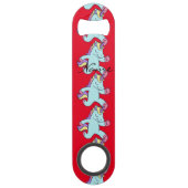 Blue Unicorn die Thunder_Cove runt Speed Flessenopener (Achterkant)