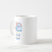 Blue Unicorn Inspirerend Quote Koffiemok (Voorkant links)