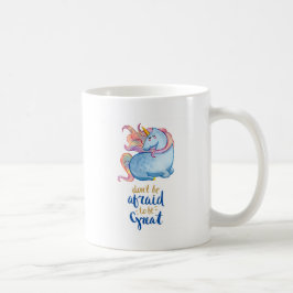 Blue Unicorn Inspirerend Quote Koffiemok