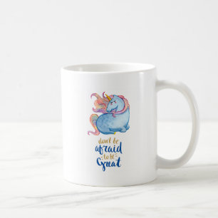 Blue Unicorn Inspirerend Quote Koffiemok